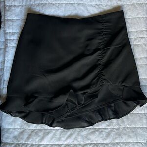 Isalis Black Skort with Ruffles